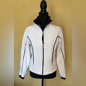 Marker White and Black Fleece Jacket
